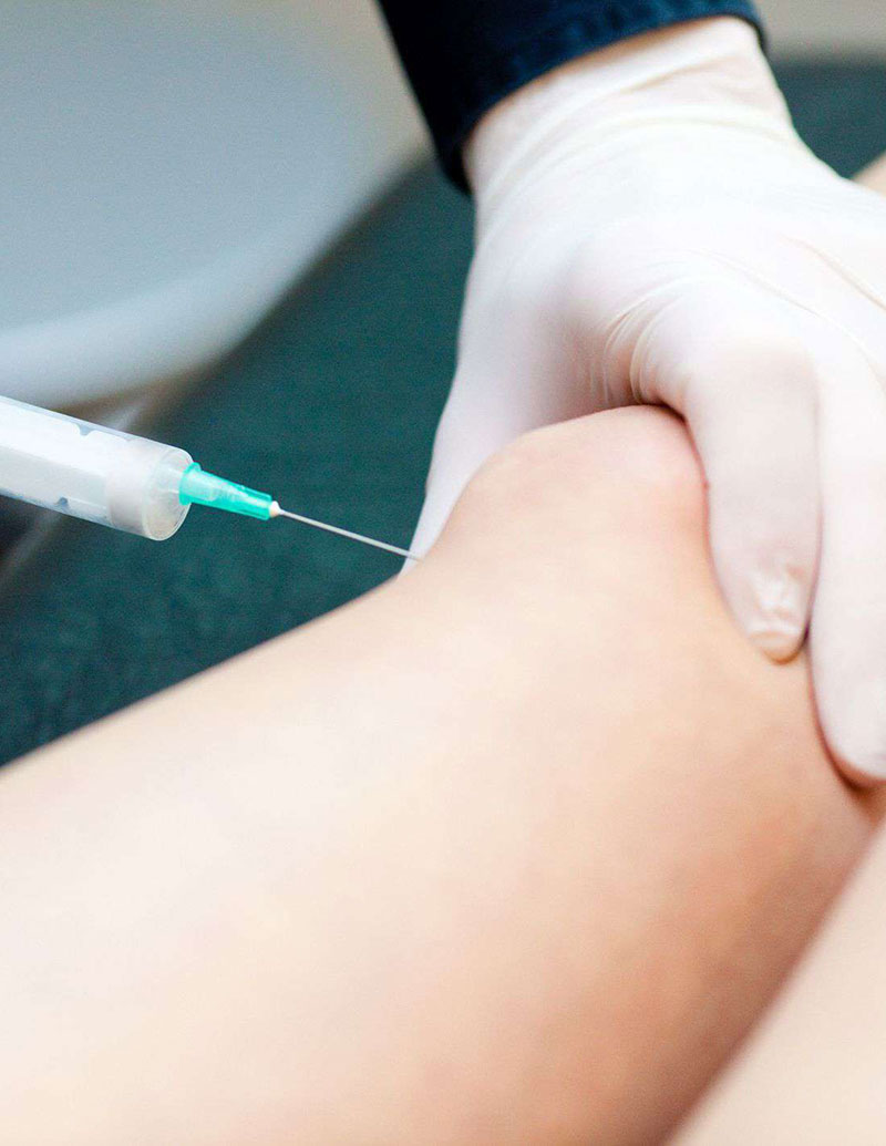 Блокада коленного сустава