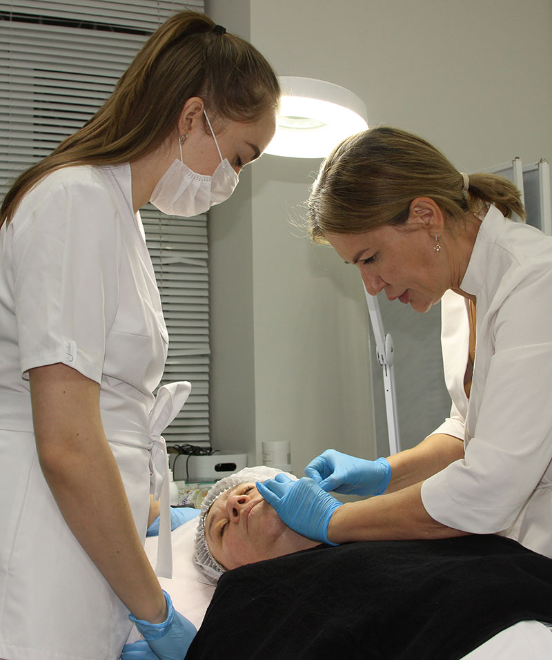 Удаление сосудистых звездочек на носу